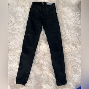 Rag and Bone Skinny Jeans, Size 25, Black, Pre-owned